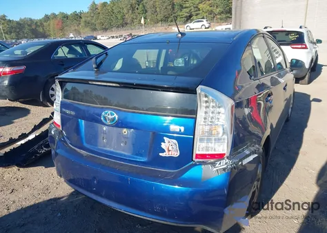 2011 Toyota Prius Two из США, поврежденный, VIN JTDKN3DU4B1473082